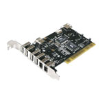 ScanFX 5 Port USB2 & 3 Port Firewire 1394a PCI CARD