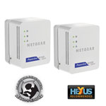 Nano / Micro / Mini 500 Mbps Powerline Adaptors with Gigabit Lan Netgear XAVB5101-100UKS