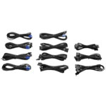 Corsair Professional Series HX Enthusiast TXM Series Individually Sleeved Cables Black