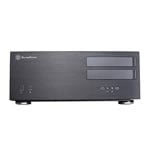 Silverstone Grandia Desktop Aluminum HTPC Case - Black