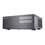 Silverstone Grandia Desktop Aluminum HTPC Case - Black