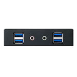 Silverstone FP32B-E 3.5" Black Front IO Module