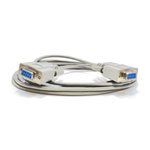 Scan 2m 9-pin Female to Female Serial Cable - Beige