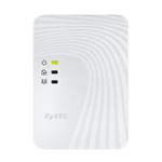 ZyXEL PLA4201 V2 Twin Pack 500Mbps Mini Powerline Homeplug AV QoS Ready 10/100 RJ45 Ports 128bit AES