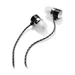 Altec Lansing MZX736 Black Earbud Headphones with Microphone for Music & Mobile Phones 3.5mm Jack