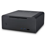 Streacom FC8B-EVO Black Fanless Aluminum mini-ITX Case with Slot Loading Optical