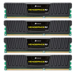 Corsair Memory Vengeance Jet Black Low Profile 32GB DDR3 1600MHz CAS 10 XMP Dual Channel Desktop