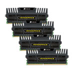 Corsair X79 Memory Vengeance Jet Black 32GB DDR3 1600 MHz CAS 9 XMP Quad Channel Desktop