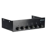 Black Aluminium Fan Controller for 5.25" front bay supporting 6 fans