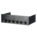 Black Aluminium Fan Controller for 5.25" front bay supporting 6 fans