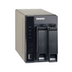 Qnap 2 Bay SATA III NAS/NVR 2x Gibit Lan HDD or SSD HotSwap Trays