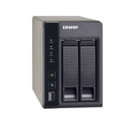Qnap 2 Bay SATA III NAS/NVR 2x Gibit Lan HDD or SSD HotSwap Trays