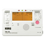Korg TM-50PW Tuner & Metronome (White)