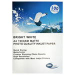 100 pack of A4 190gsm Matt Photo paper