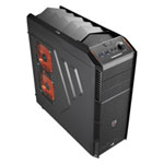 Aerocool X-Predator X1 Black Mid Tower Gaming Case with 2x 120mm Orange LED Quiet Fan Aerocool X-Predator X1 Black Mid Tower Gaming Case with 2x 120mm Orange LED Quiet Fan