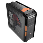 Aerocool X-Predator X3 Evil Black Mid Tower Gaming Case Black Interior 20CM Orange LED Fan Aerocool X-Predator X3 Evil Black Mid Tower Gaming Case Black Interior 20CM Orange LED Fan