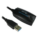 5m Newlink USB 3.0 Extension Booster Cable - Type A (Male) to Type A (Female), Black 5m Newlink USB 3.0 Extension Booster Cable - Type A (Male) to Type A (Female), Black
