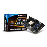 MSI FM2-A55M-E33 AMD Socket FM2 Motherboard