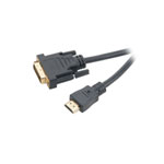 Akasa DVI-D to HDMI cable with gold plated connectors - 2m