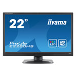 21.5" iiyama ProLite E2280HS Monitor, TN Panel, 1920x1080, 5ms, 250cd/m² Brightness, Speakers, D-Sub/DVI/HDMI, Black 21.5" iiyama ProLite E2280HS Monitor, TN Panel, 1920x1080, 5ms, 250cd/m² Brightness, Speakers, D-Sub/DVI/HDMI, Black