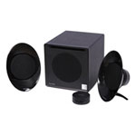Microlab FC50B Black, Powerful 2.1 54Watt RMS Subwoofer system with HC2D and DSP advanced technology