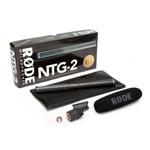 Rode NTG2 Dual Power Shotgun Condenser Microphone (Battery or +48v Phantom Power)