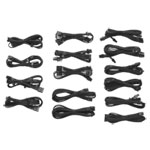 Corsair Individually Sleeved PSU DC Cable Kit,Type 3 (Gen 2), for AXi, AX, HX, RM, TXM - BLACK Corsair Individually Sleeved PSU DC Cable Kit,Type 3 (Gen 2), for AXi, AX, HX, RM, TXM - BLACK