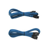 Individually Sleeved PSU DC Cable Kit,Type 3 (Gen 2), for AXi, AX, HX, RM, TXM - BLUE