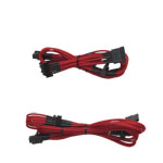 Individually Sleeved PSU DC Cable Kit,Type 3 (Gen 2), for AXi, AX, HX, RM, TXM - RED
