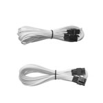 Individually Sleeved PSU DC Cable Kit,Type 3 (Gen 2), for AXi, AX, HX, RM, TXM - WHITE