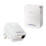 500Mbps Homeplug WiFi Access Point Extender kit (x2) from netgear XWNB5201-100UKS