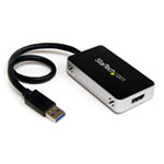 StarTech.com 6.3in/16cm USB 3.0 to HDMI / DVI External Video Card Multi Monitor Graphics Adapter – 1920x1080 StarTech.com 6.3in/16cm USB 3.0 to HDMI / DVI External Video Card Multi Monitor Graphics Adapter – 1920x1080