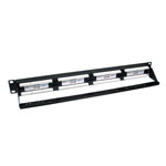 Scan 24 Port 1u Cat 6 Patch Panel Supports T568 A&B wiring & Easy installation
