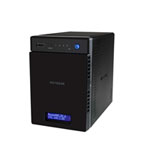 4 Bay ReadyNAS inc 2x 1TB HDD Netgear RN10421D