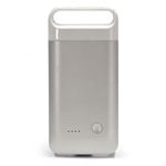 ScanFX X5 Matte White/Silver Battery Case for iPhone 5 2000mAh Ultraslim