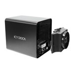 Icy Dock MB561US-4SBC-1 Quad Bay eSATA & USB 2 External Enclosure