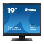 19" iiyama ProLite E1980SD-B1 LED Monitor, 1280x1024, 5ms, 300cd/m² Brightness, Speakers, D-Sub/DVI-D, Black 19" iiyama ProLite E1980SD-B1 LED Monitor, 1280x1024, 5ms, 300cd/m² Brightness, Speakers, D-Sub/DVI-D, Black