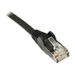 Xclio CAT6A 0.5M Snagless Moulded Gigabit Ethernet Cable RJ45 Black