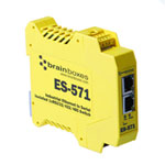 Brainboxes Isolated Industrial Ethernet to Serial 1xRS232/422/485 + Ethernet Switch Brainboxes Isolated Industrial Ethernet to Serial 1xRS232/422/485 + Ethernet Switch