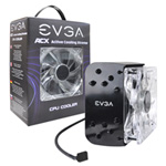 EVGA ACX CPU Cooler 5x 8mm Heat Pipe Direct Touch Quiet 120mm PWM Red LED Fan for Intel & AMD CPU's EVGA ACX CPU Cooler 5x 8mm Heat Pipe Direct Touch Quiet 120mm PWM Red LED Fan for Intel & AMD CPU's