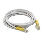 Xclio 3 Metre Cat5E RJ45 to RJ45 Ethernet Cable Full Copper White