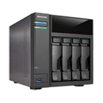 Asustor 4 Bay Home Multimedia All In One NAS with HDMI AS-204TE