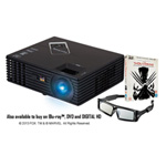 Viewsonic PJD7820HD inc Wolverine Movie 3D DLP Projector 1080P 3D