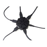 Silverstone EP01B USB3.0 4 Port Mini Pocket Hub