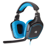 Logitech G430 Surround Sound Gaming Headset Black/Blue with Microphone Dolby 7.1Ch Foldable Logitech G430 Surround Sound Gaming Headset Black/Blue with Microphone Dolby 7.1Ch Foldable