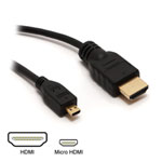 1.8m LMS HDMI v1.4 Cable - HDMI (Male) to Micro HDMI (Male), 3D + Ethernet, Black 1.8m LMS HDMI v1.4 Cable - HDMI (Male) to Micro HDMI (Male), 3D + Ethernet, Black