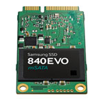 250GB Samsung 840 EVO mSATA III SSD 1.8" 6Gb/s, 3-core MEX, Read 540MB/s, Write 520MB/s, 512MB Cache, 97K/71K IOPS 250GB Samsung 840 EVO mSATA III SSD 1.8" 6Gb/s, 3-core MEX, Read 540MB/s, Write 520MB/s, 512MB Cache, 97K/71K IOPS