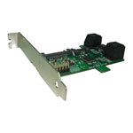 Lycom ST-172A SATA III-6Gbps 1-to-5 Port Multiplier Low Profile Host Adapter