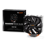 be quiet! Shadow Rock Slim, Compact Single Tower CPU Cooler, 4 Heatpipes, 1x135mm PWM Fan, 160W TDP, for Intel/AMD CPUs be quiet! Shadow Rock Slim, Compact Single Tower CPU Cooler, 4 Heatpipes, 1x135mm PWM Fan, 160W TDP, for Intel/AMD CPUs