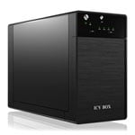 Dual Bay 3.5 inch HDD external Enclosure Box with JBOD from icybox IB-3620U3